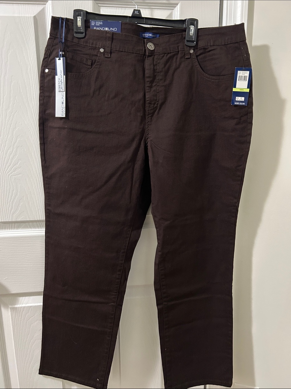 Bandolino Jeans Hot Espresso Women's Size 18WS NWT